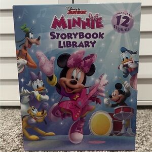 Disney Minnie Storybook Library 12 Book Set Kids Board Books Bundle
